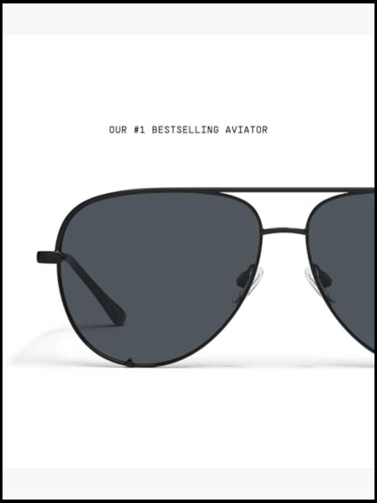 Polarized Oversized Aviator Sunglasses UV Protection Metal Frame main image 4